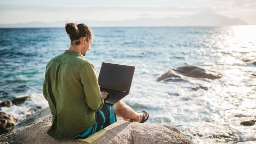 travel the world while working remotely